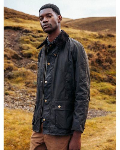 Barbour Lifestyle Ashby Waxed Cotton Field Jacket - Green