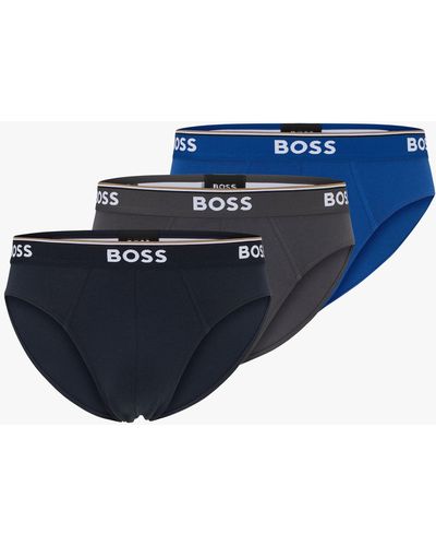 BOSS Boss Stretch Stretch Power Briefs - Blue