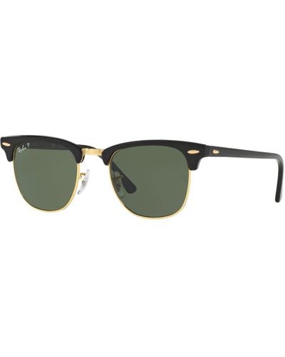Ray-Ban Rb3016 Polarised Clubmaster Sunglasses - Multicolour