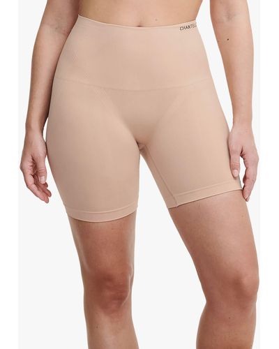 Chantelle Smooth Comfort Light Shaping High Waisted Shorts - Natural
