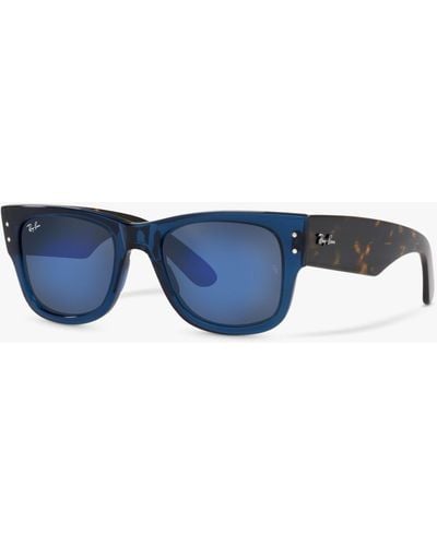 Ray-Ban Rb0840s Mega Wayfarer Sunglasses - Blue