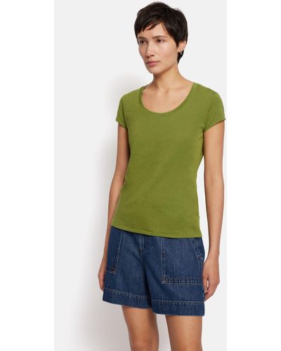 Jigsaw Supima Cotton T-shirt - Green