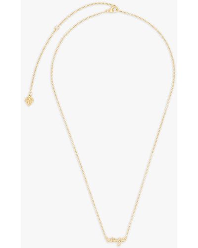 Wanderlust + Co Wanderlust + Co Zodiac Chain Necklace - White