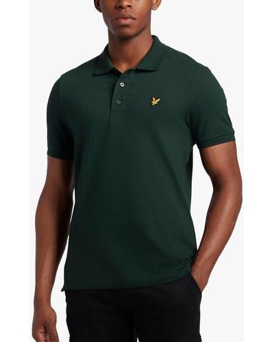 Lyle & Scott Short Sleeve Polo Shirt - Green