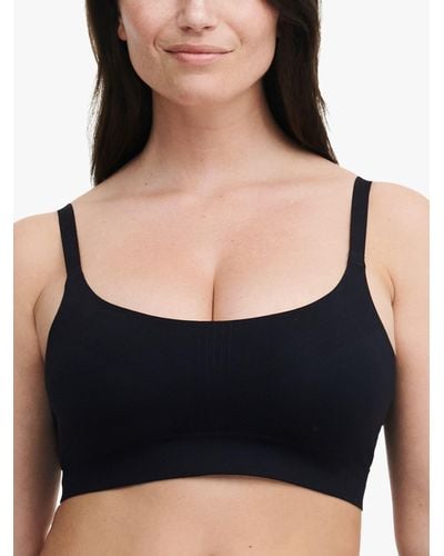 Chantelle Norah Comfort Non-Wired Support Bra, Black at John Lewis &  Partners