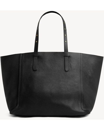 Gerard Darel Simple 2 Leather Shopper Bag - Black