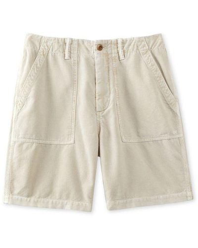 Outerknown Cord Organic Cotton 70s Classic Shorts - Natural