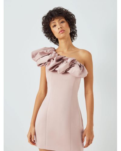 Elliatt Franki One Shoulder Mini Dress - Pink