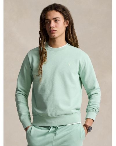 Ralph Lauren Loopback Cotton Fleece Sweatshirt - Green
