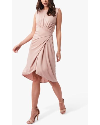 James Lakeland Wrap Sleeveless Dress - Pink