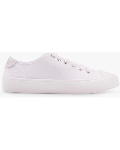 V.Gan Olive Lace Up Court Shoes - White