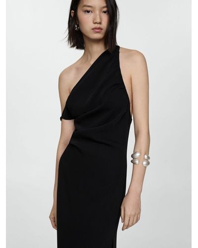 Mango Alexa Asymmetric Dress - Black