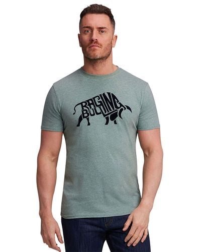 Raging Bull Flock Bull T-shirt - Blue