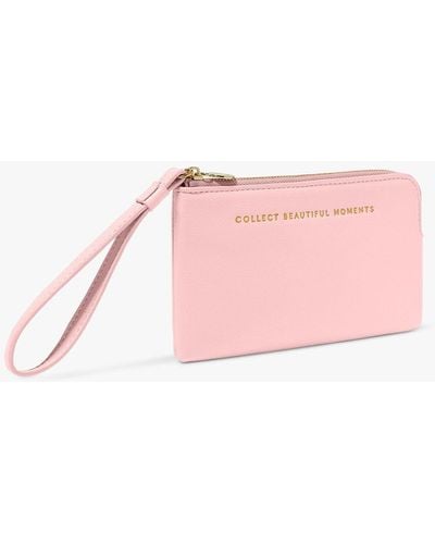 Katie Loxton Collect Beautiful Moments Wrist Pouch - Pink