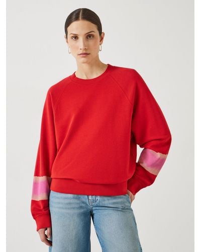 Hush Paula Ombre Sleeve Jumper - Red