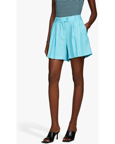 Sisley Linen Shorts - Blue