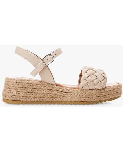 Moda In Pelle Adrienne Leather Espadrille Sandals - Natural