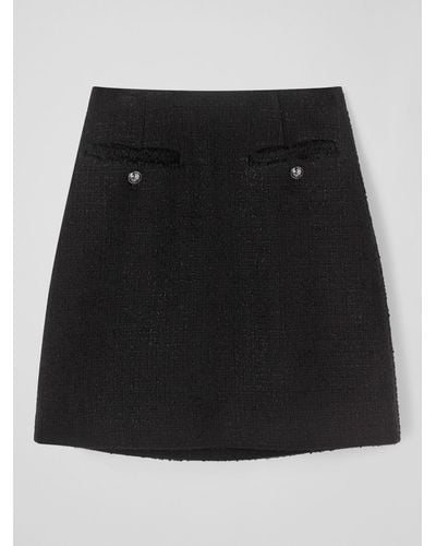 LK Bennett Charlee Black Skirt