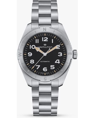 Hamilton H70315130 Khaki Field Expedition Automatic Bracelet Strap Watch - Grey