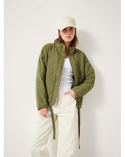 Hush Venca Quilted Jacket - Green