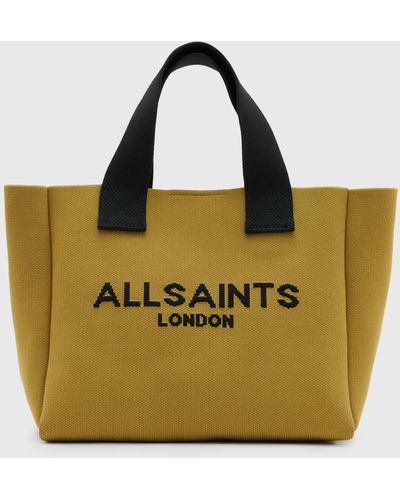 AllSaints Izzy Knitted Recycled Mini Tote Bag - Multicolour