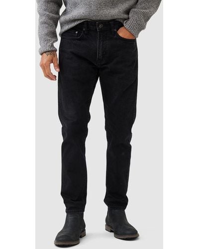 Rodd & Gunn Hira Long Length Slim Italian Denim Jeans - Black