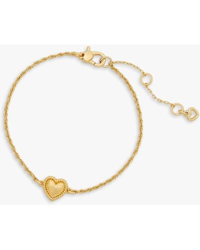 Kate Spade Golden Hour Heart Bracelet - Metallic