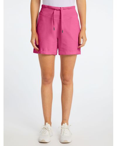 Venice Beach Morla Relaxed Fit Sweat Shorts - Pink