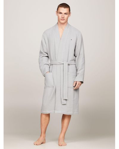 Tommy Hilfiger Woven Robe - Grey