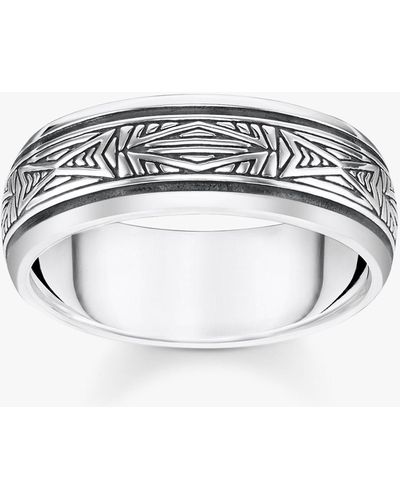 Thomas Sabo Silver Ring Tr2277-637-21-66 - Metallic