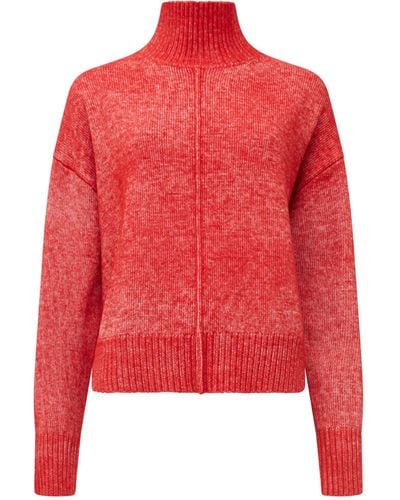 French Connection Kessy Plain Jumper - Red