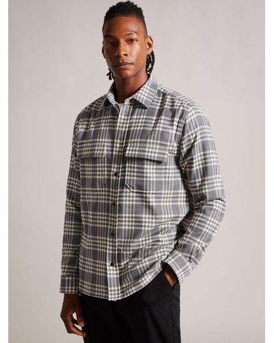 ted baker velosty quilted overshirt