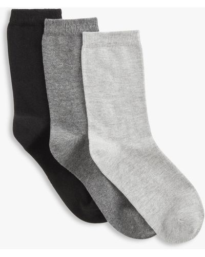 John Lewis Ankle Socks - Grey