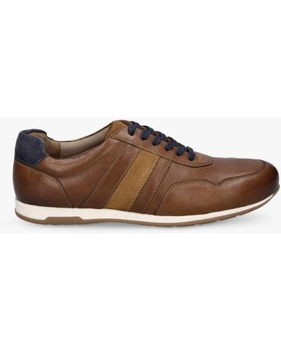 Josef Seibel Colby 02 Leather Trainers - Brown