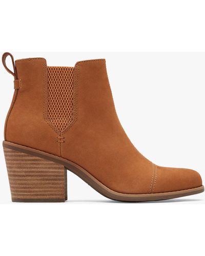 TOMS Everly Boots in Brown Lyst UK