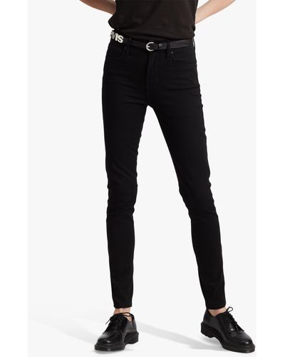 Levi's 721 High Rise Skinny Jeans - Black