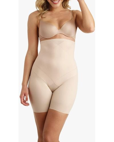 Miraclesuit High Waist Thigh Slimming Shorts - Natural