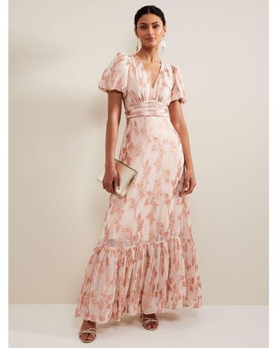 Phase Eight Genette Maxi Dress - Pink