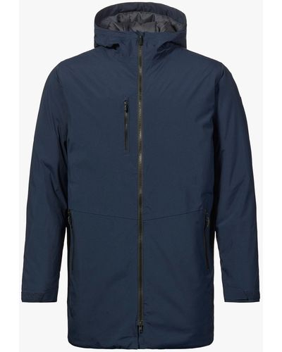 Musto Marina Recycled Long Quilted Jacket - Blue