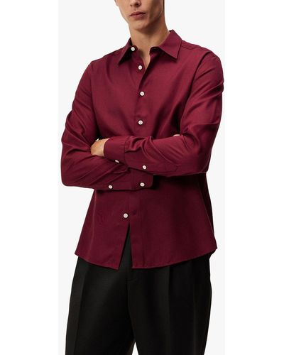 J.Lindeberg Slim Comfort Shirt - Red