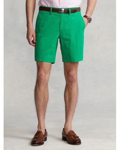 Ralph Lauren Stretch Straight Fit Chino Shorts - Green