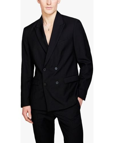 Sisley Slim Fit Comfort Suit Jacket - Black