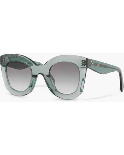Celine Cl4005in Chunky Square Sunglasses - Grey