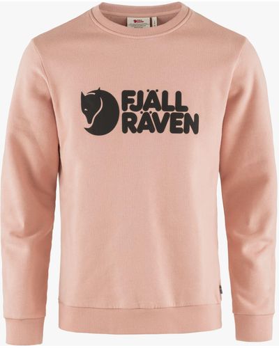 Fjallraven Classic Long Sleeve Cosy Cotton Jumper - Pink