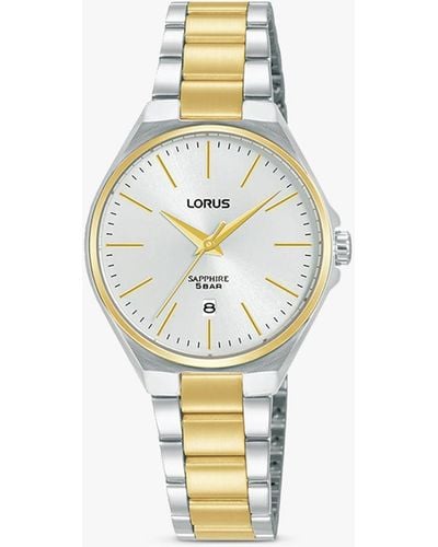 Lorus Sapphire Bracelet Strap Watch - Metallic