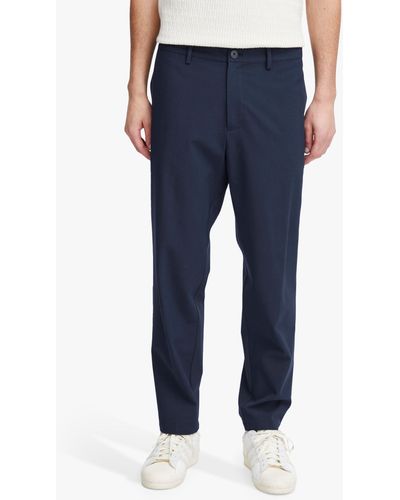 Casual Friday Pepe Stretch Trousers - Blue