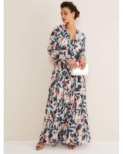 Phase Eight Averie Print Maxi Dress - Natural