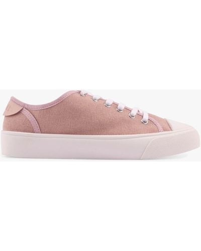 V.Gan Olive Lace Up Court Shoes - Pink