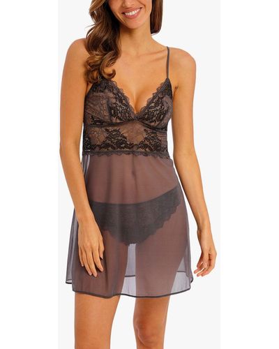 Wacoal Lace Perfection Chemise - Grey