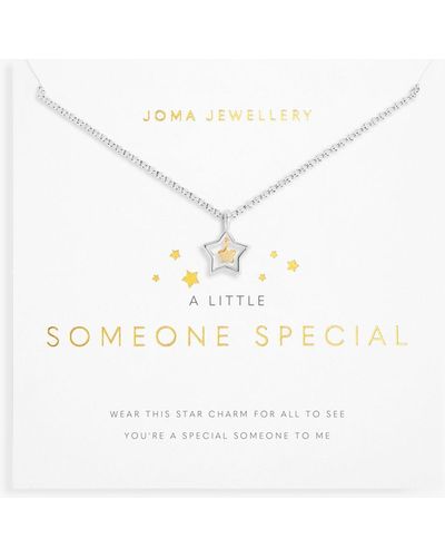 Joma Jewellery 'someone Special' Star Necklace - Natural